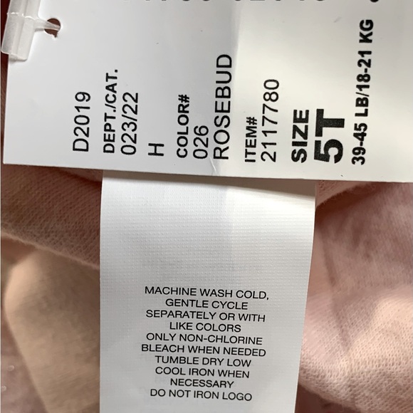 🩷 Jogger Pants 5T 🔸Rosebud Color 🔸 Soft Sparkly Diamond Quilt-Cushion-Look 🩷 - Picture 4 of 8